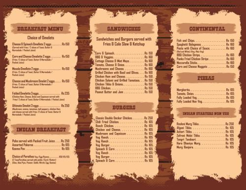 Menu Card 